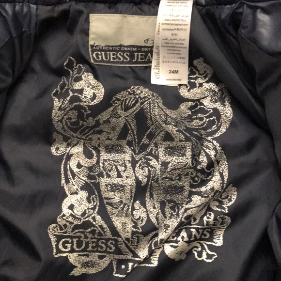 2/$20 Blue guess puffer jacket - Picture 3 of 3
